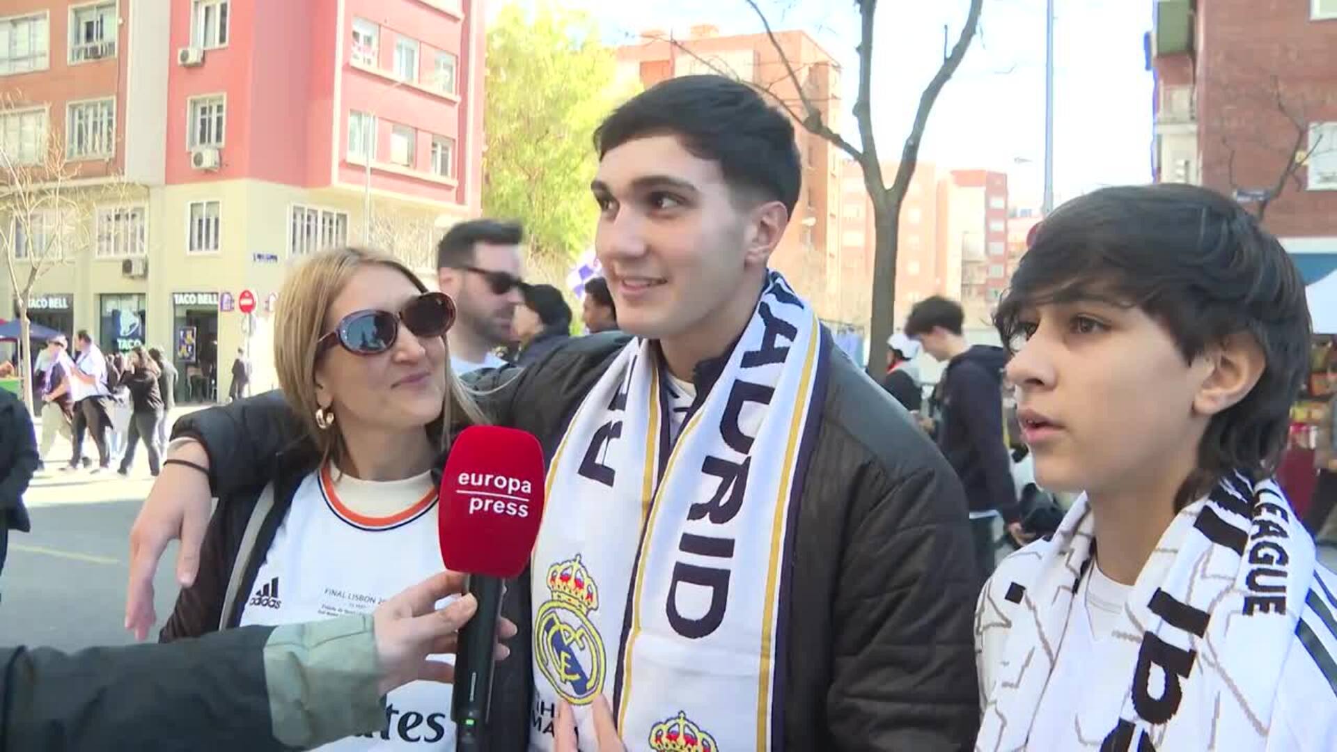 Hinchada del Real Madrid en la previa contra el Girona: "Si perdemos, la Liga está fastidiada"