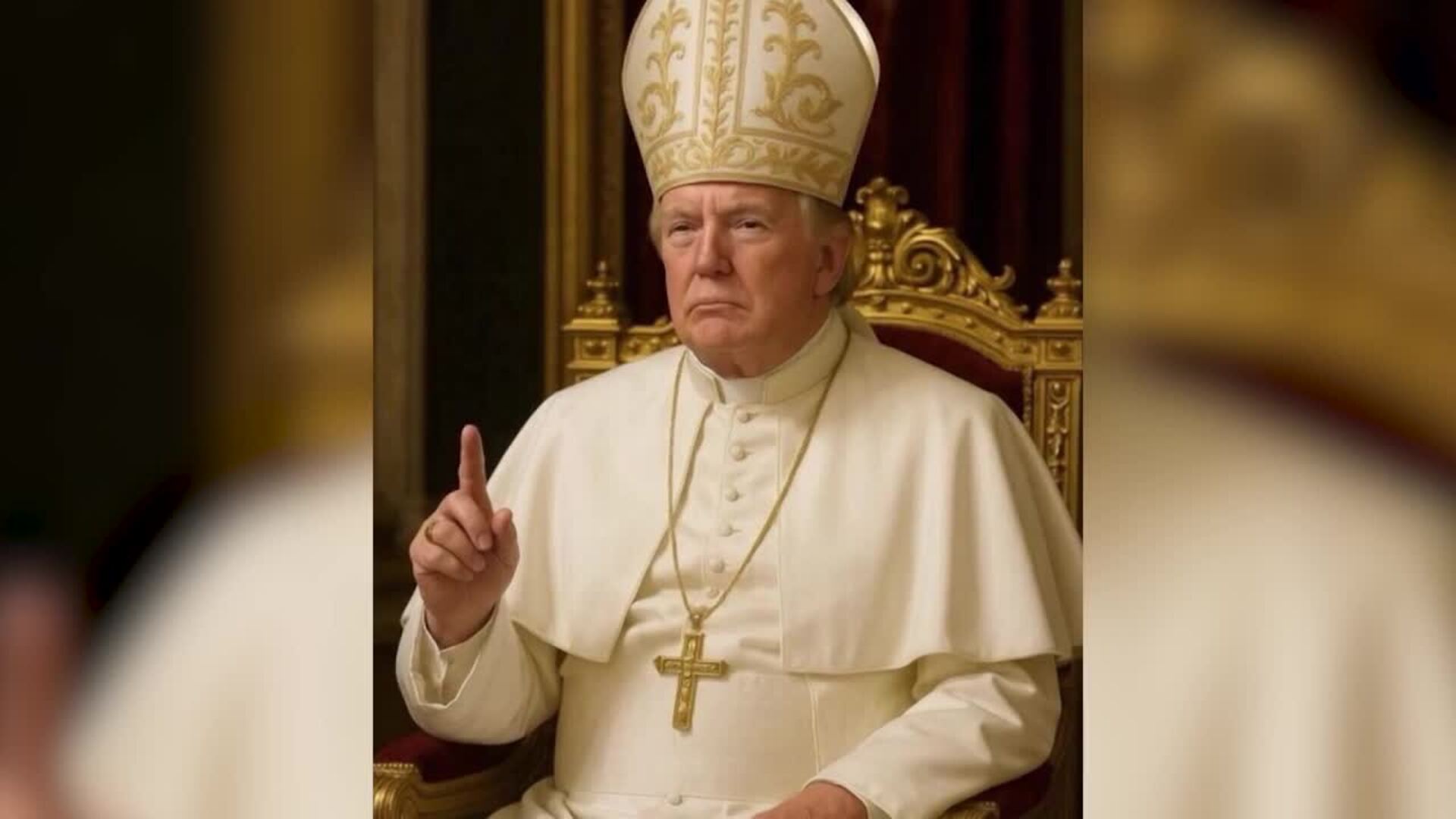 Trump publica una imagen disfrazado de Papa tras bromear con asumir el cargo