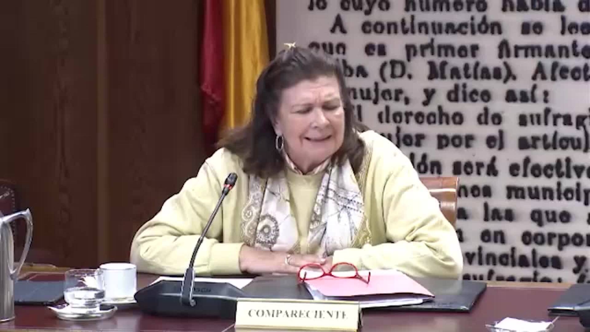 Expresidenta de Ineco niega que Pardo de Vera le llamara para contratación de Jéssica Rodríguez