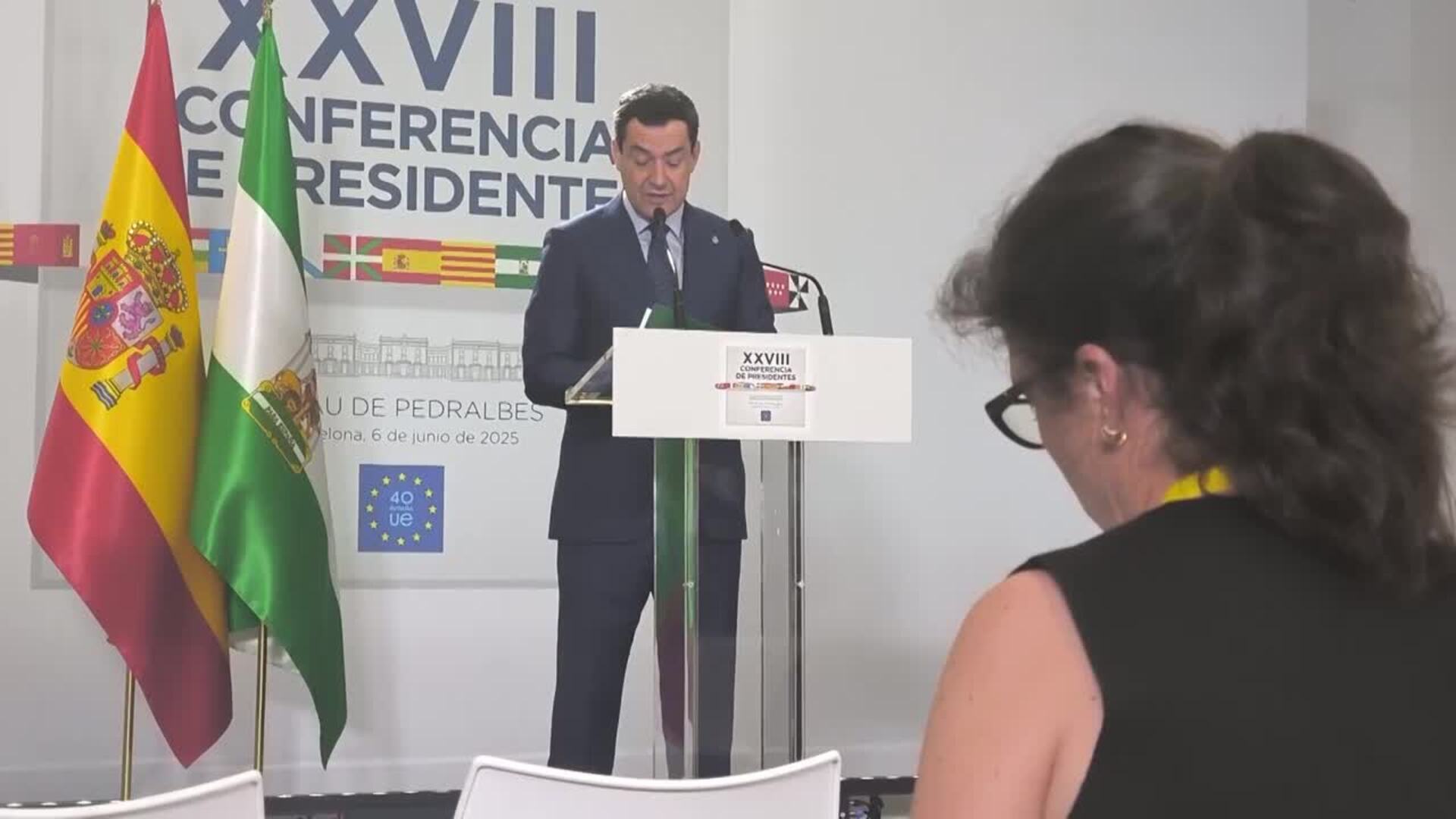 Moreno lamenta falta de respuesta a Andalucía en financiación en la Conferencia de Presidentes
