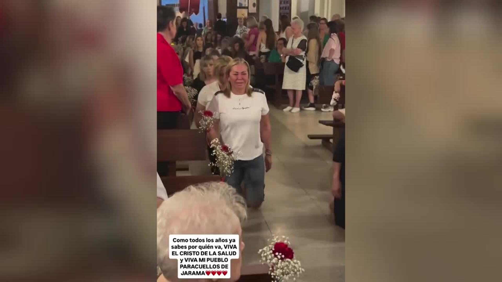 Belén Esteban protagoniza un momento viral en las fiestas patronales de su pueblo