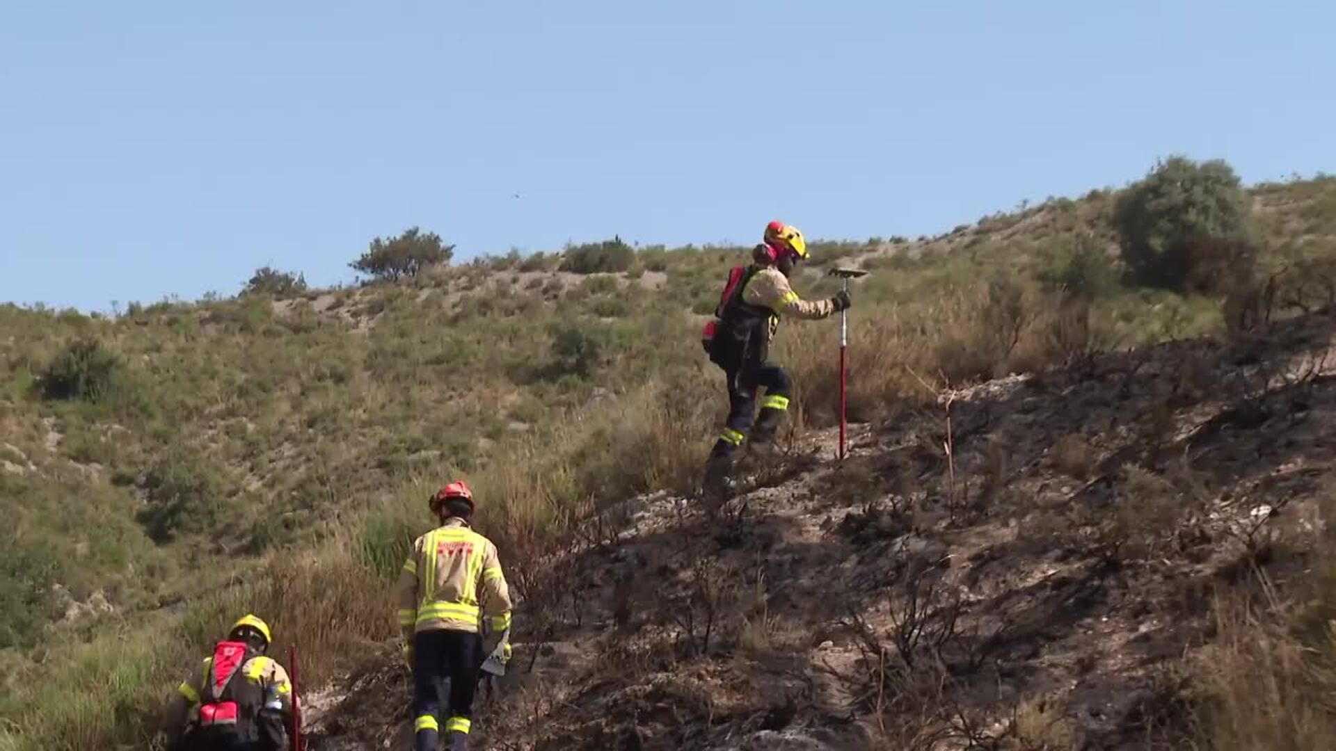 Bomberos siguen trabajando en los incendios de Lleida