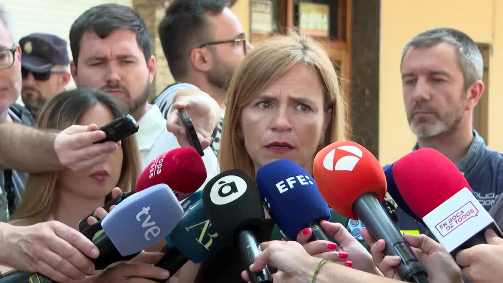 Bernabé confirma que no constan en el sistema VioGén datos del presunto asesino de Algemesí