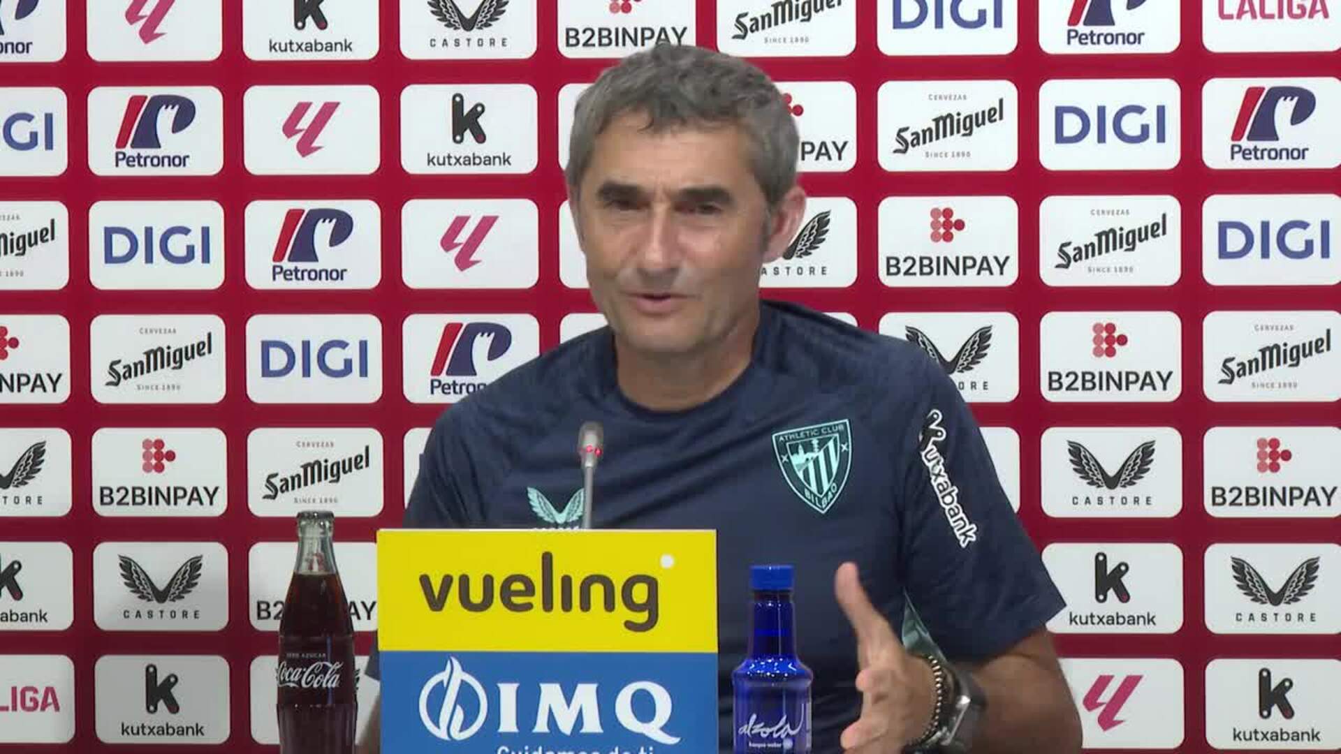 Ernesto Valverde: "Estamos encantados con la decisión de Nico Williams y esperamos lo mejor"