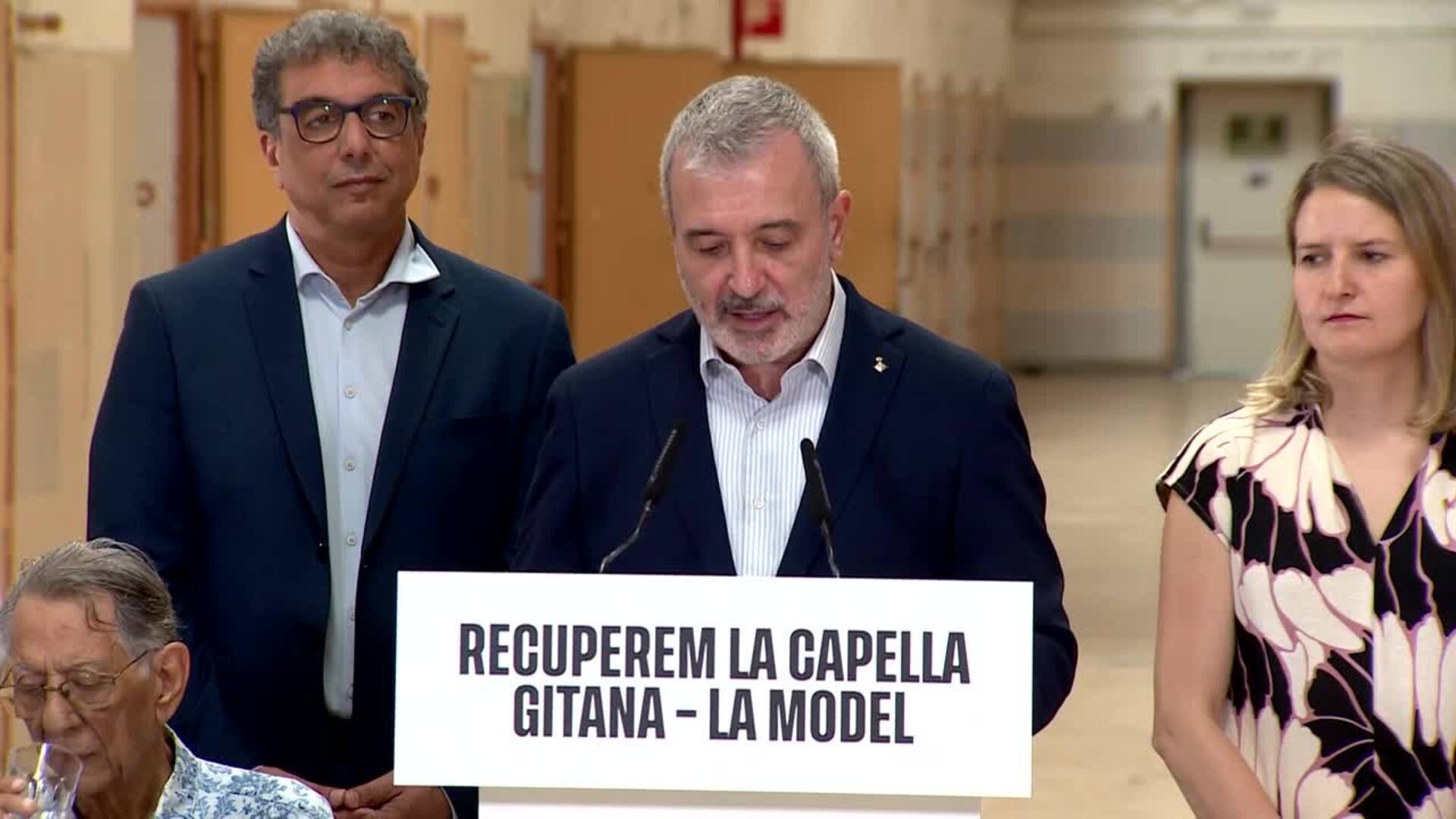 Collboni y Hernández destacan el avance de la restauración de la 'Capella Gitana' de La Model