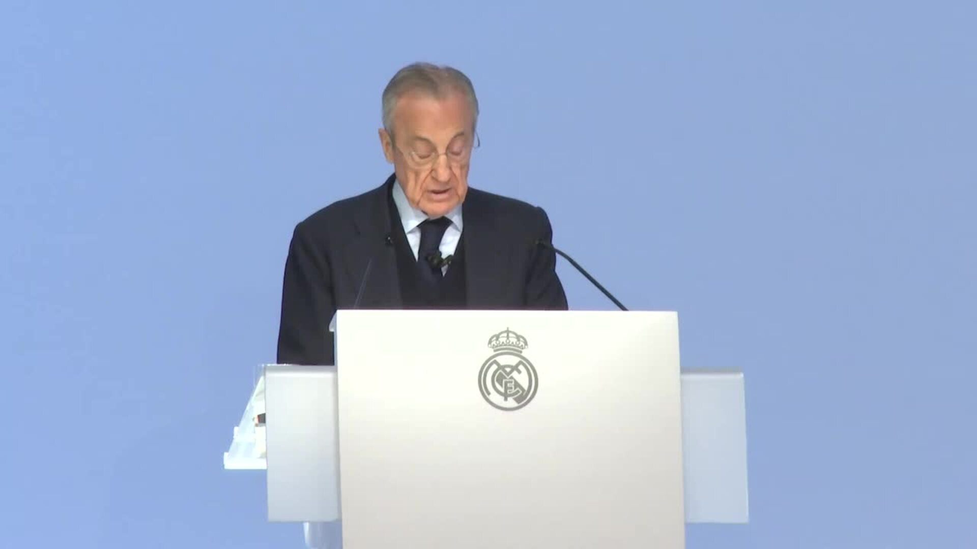 Florentino Pérez: "El Real Madrid simplemente se opone a todo lo que no es ético ni legal"