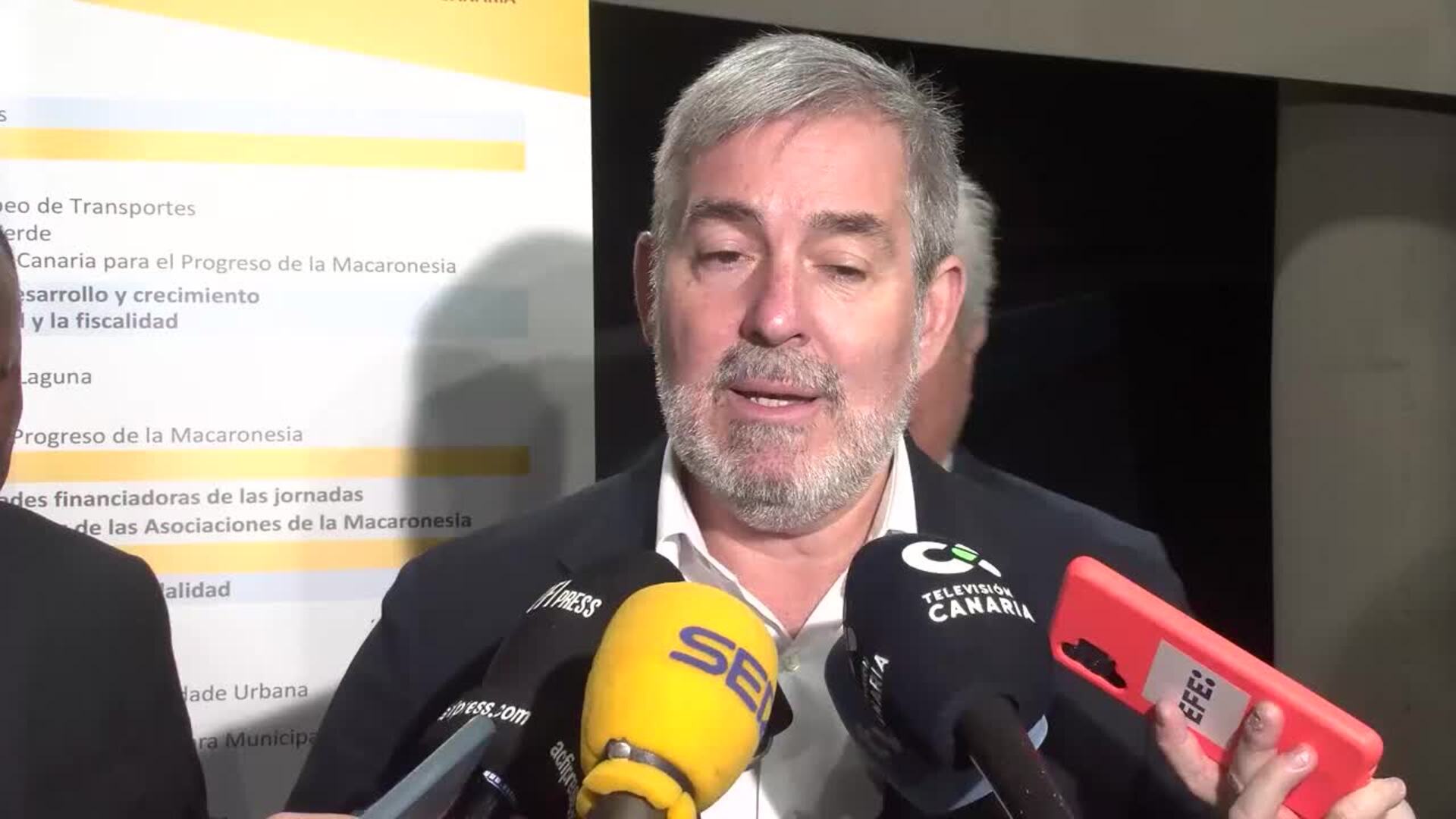 Clavijo, sobre que el Gobierno deje fuera a Canarias de la cumbre con Marruecos: "Tomamos nota"