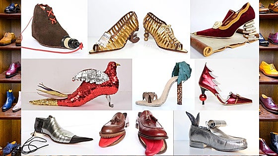 Los 'zapatos creativos' de Jesús Chimeno, en imágenes