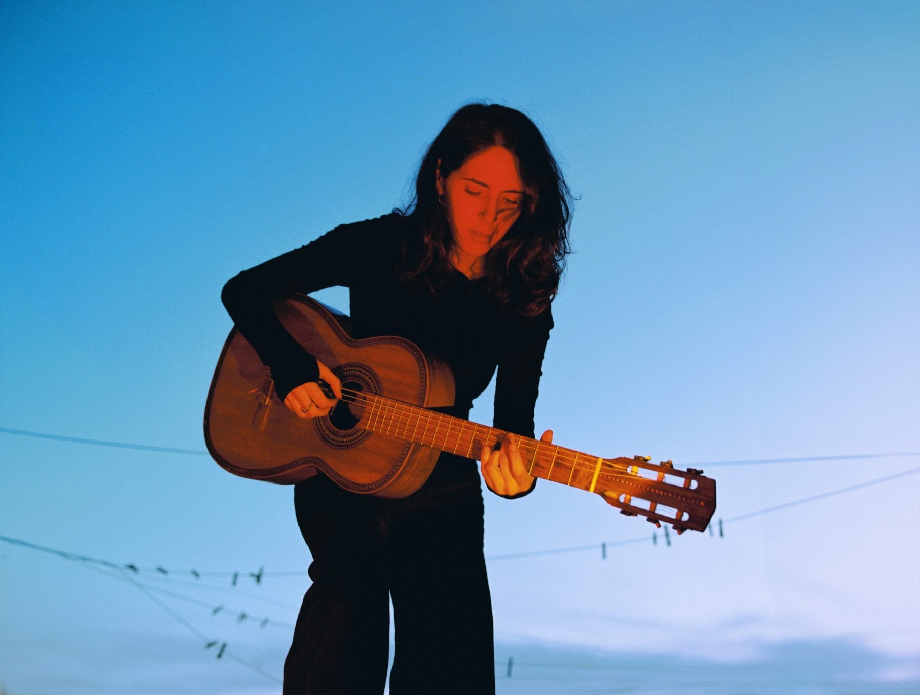 La cantante, guitarrista, productora y compositora Amaia Miranda.