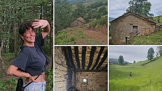 La presentadora Rocío Madrid rehabilita una cabaña en Luena: «Cantabria es un lugar eterno por descubrir»