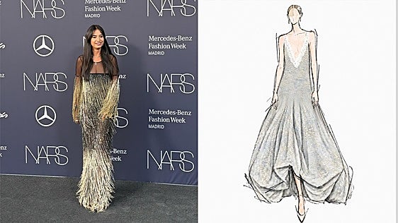 Odette Álvarez se sube a las nubes de la Fashion Week madrileña
