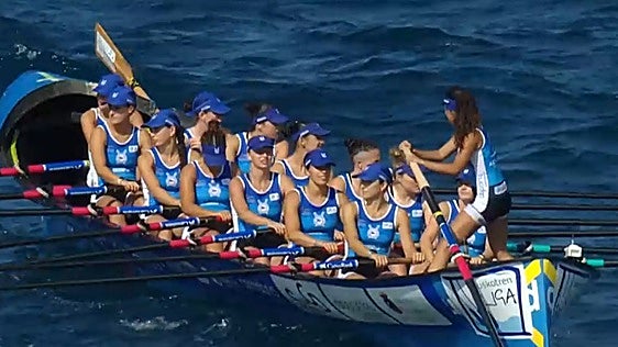 Astillero, quinta en la primera jornada en Zarautz