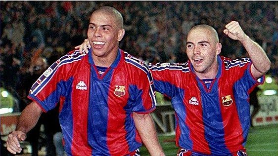 Futbolistas cántabros en el Barça