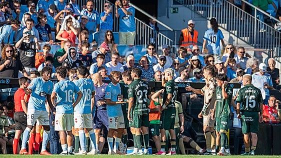 El Celta-Racing, en imágenes