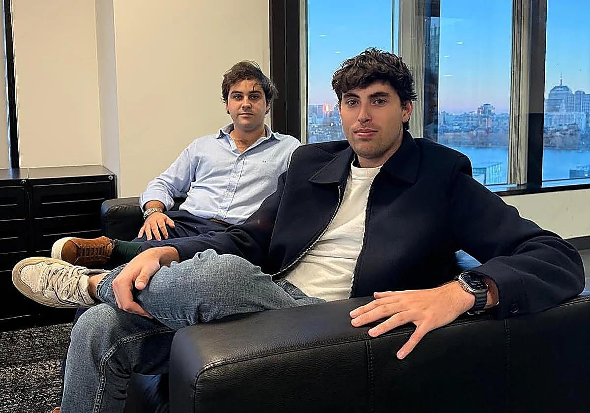 Álvaro Buitrago y Luis Alvear, fundadores de la startup Dimenso.