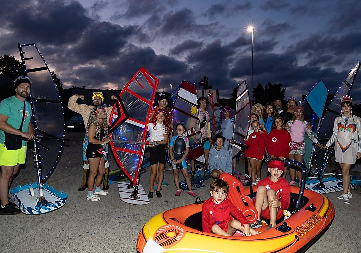 Uno de los grupos participantes en el desfile del pasado verano