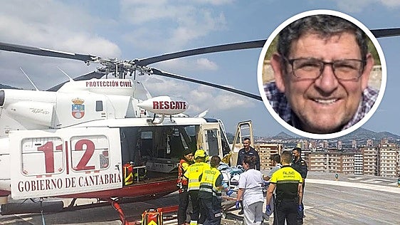 Muere el hombre que sufrió graves quemaduras al incendiarse su barco frente a la costa de Suances