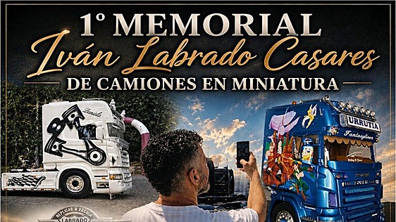 Renedo acoge este fin de semana una exposición de un millar de camiones en miniatura