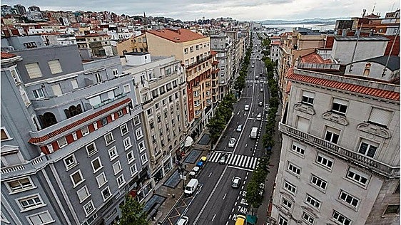 Tercer fin de semana consecutivo con cortes de tráfico en el centro de Santander