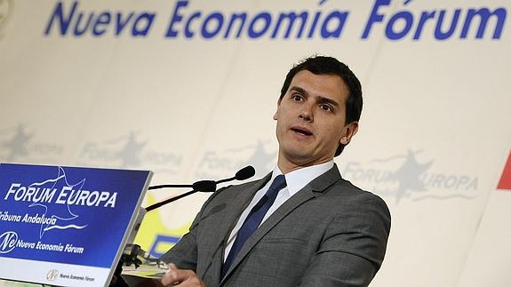 El líder de Ciudadanos, Albert Rivera. 