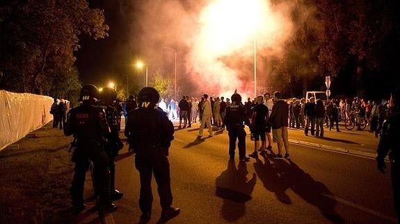 Los disturbios en una protesta contra la inmigración dejan 31 heridos en Alemania