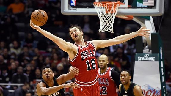 Pau Gasol, durante el partido. 