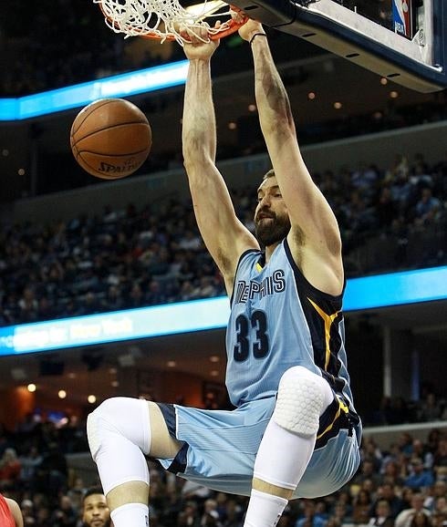 Marc Gasol, en un partido anterior. 