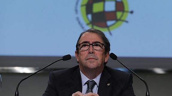 Jorge Pérez, secretario general de la Real Federación Española de Fútbol.