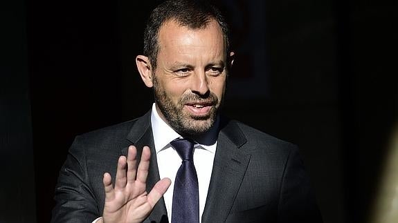 El expresidente del Barcelona, Sandro Rosell