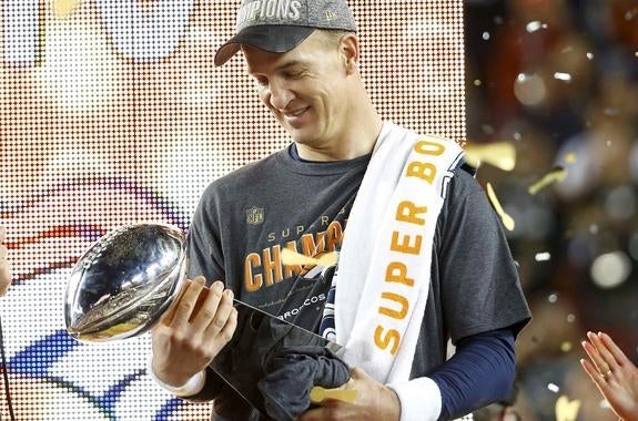 El veterano mariscal de campo Peyton Manning.