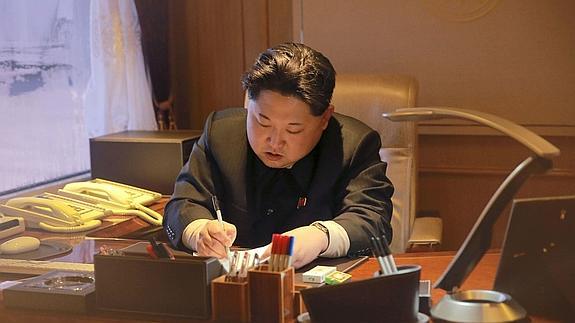 El líder de Corea del Norte Kim Jong Un. 