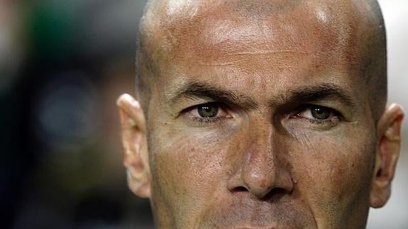 Zinedine Zidane, entrenador del Real Madrid. 