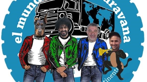 Imagen promocional del equipo de trabajo de 'El mundo en autocaravana'.