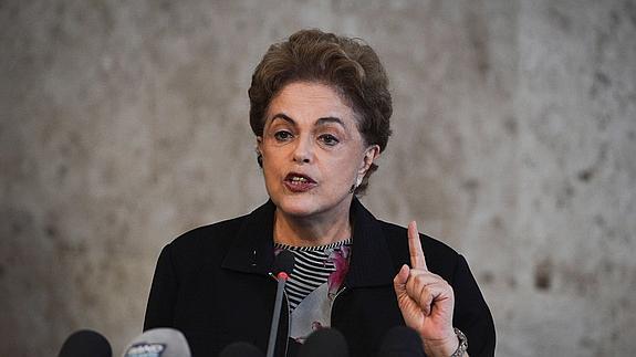 La presidenta de Brasil, Dilma Rousseff.