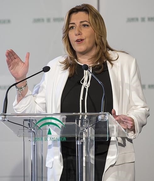 Susana Díaz, presidenta de la Junta de Andalucía. 