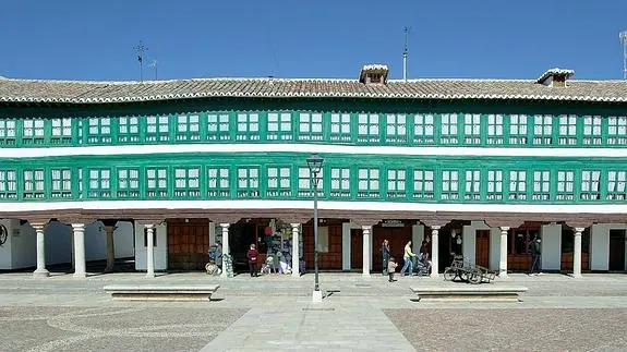 Panorámica de la Plaza Mayor de Almagro