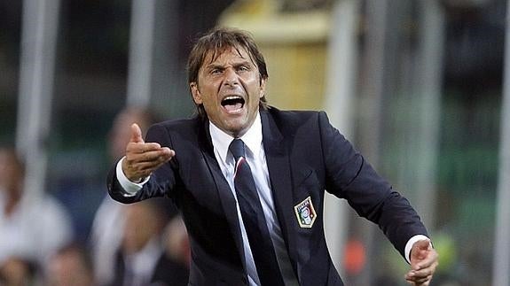 Antonio Conte, seleccionador italiano. 