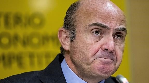 El ministro de Economía y Competitividad en funciones, Luis de Guindos.