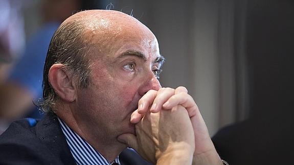 El ministro de Economía, Luis de Guindos.