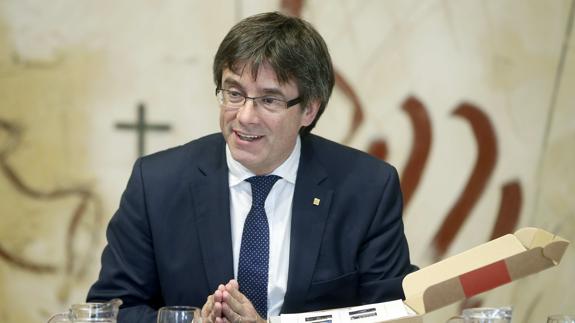 El presidente de la Generalitat, Carles Puigdemont. 