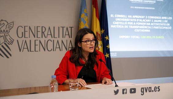 Mónica Oltra, vicepresidenta de la Generalitat Valenciana.