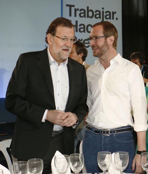 Mariano Rajoy y Javier Maroto.