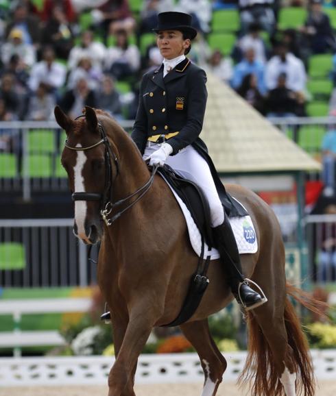 Ferrer-Salat, durante la competición. 