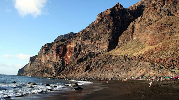 Playa del Inglés, en la isla de La Gomera.