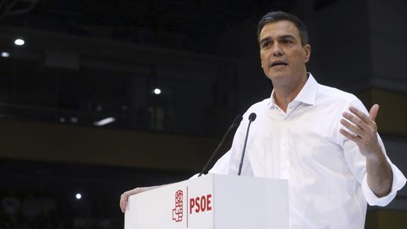 El secretario general del PSOE, Pedro Sánchez. 