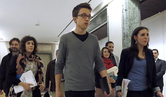 Iñigo Errejón e Irene Montero. 