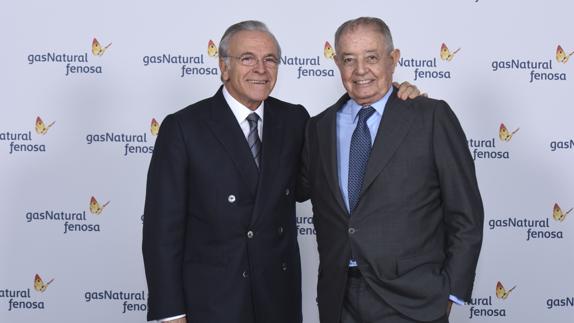 Isidro Fainé y Salvador Gabarró. 