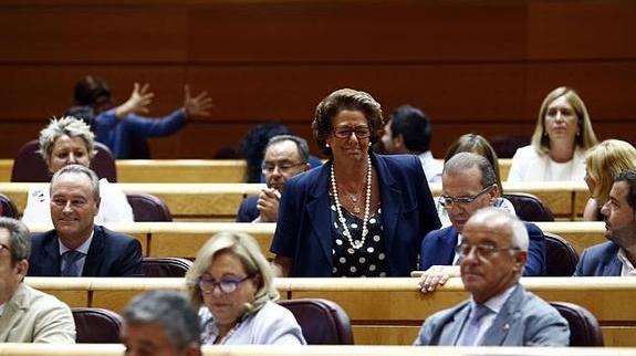 Rita Barberá en el Senado.