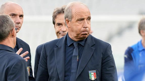 Ventura, durante un entrenamiento. 