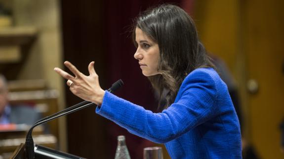 Inés Arrimadas comparece en el Parlament